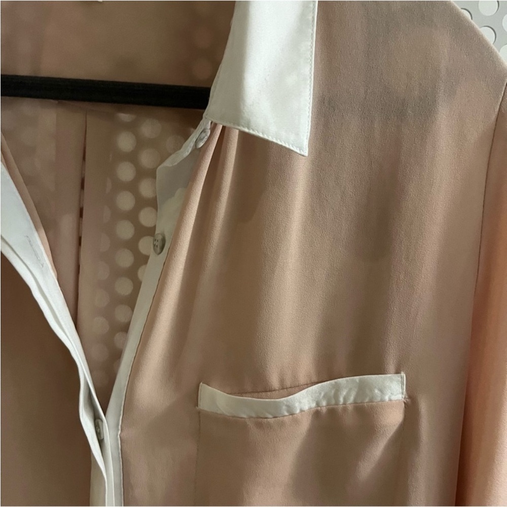 Free People Collared Chic Button Down Size Medium… - image 3